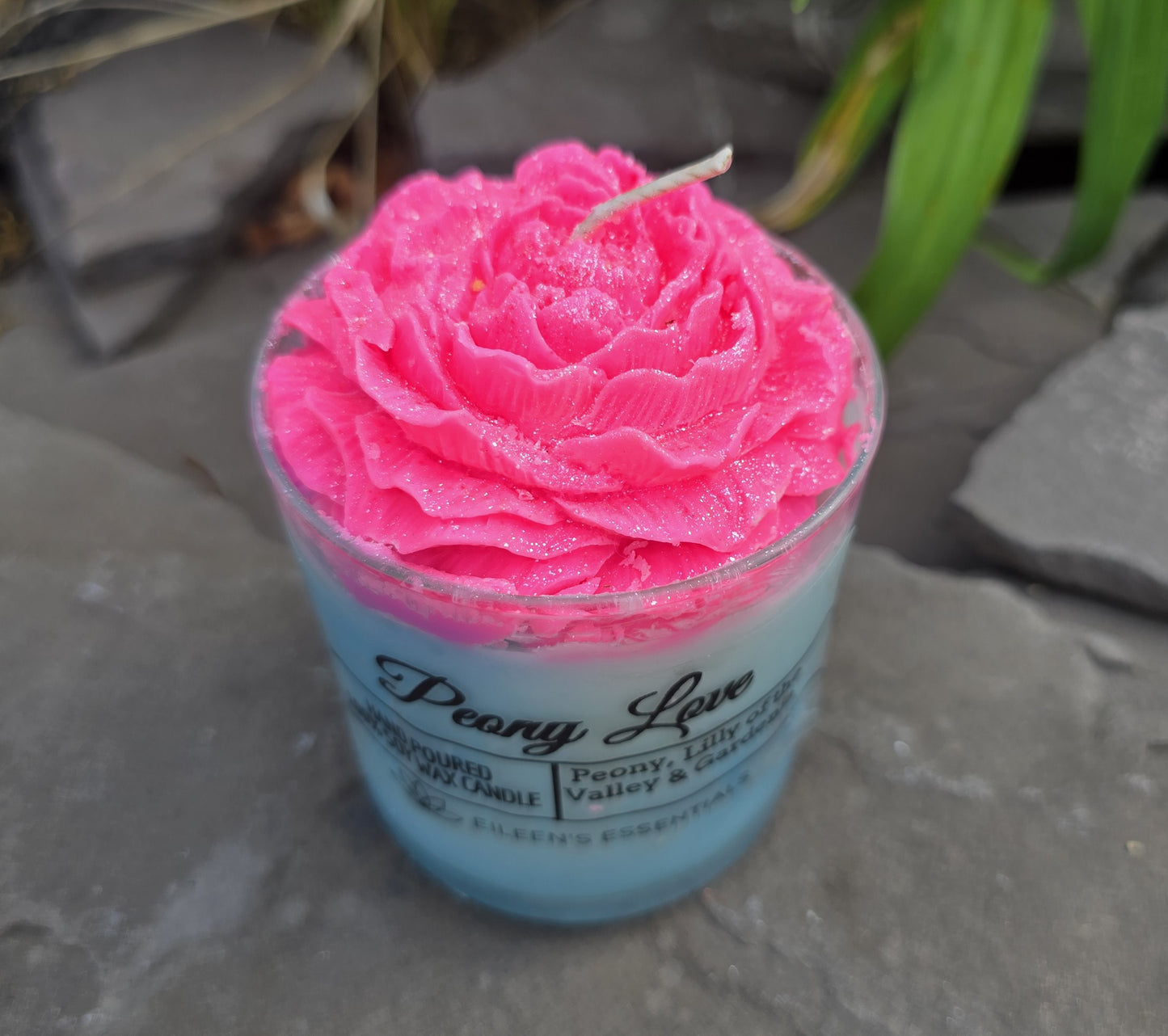 FLOWER CANDLES; Peony Love (Multiple Colors)