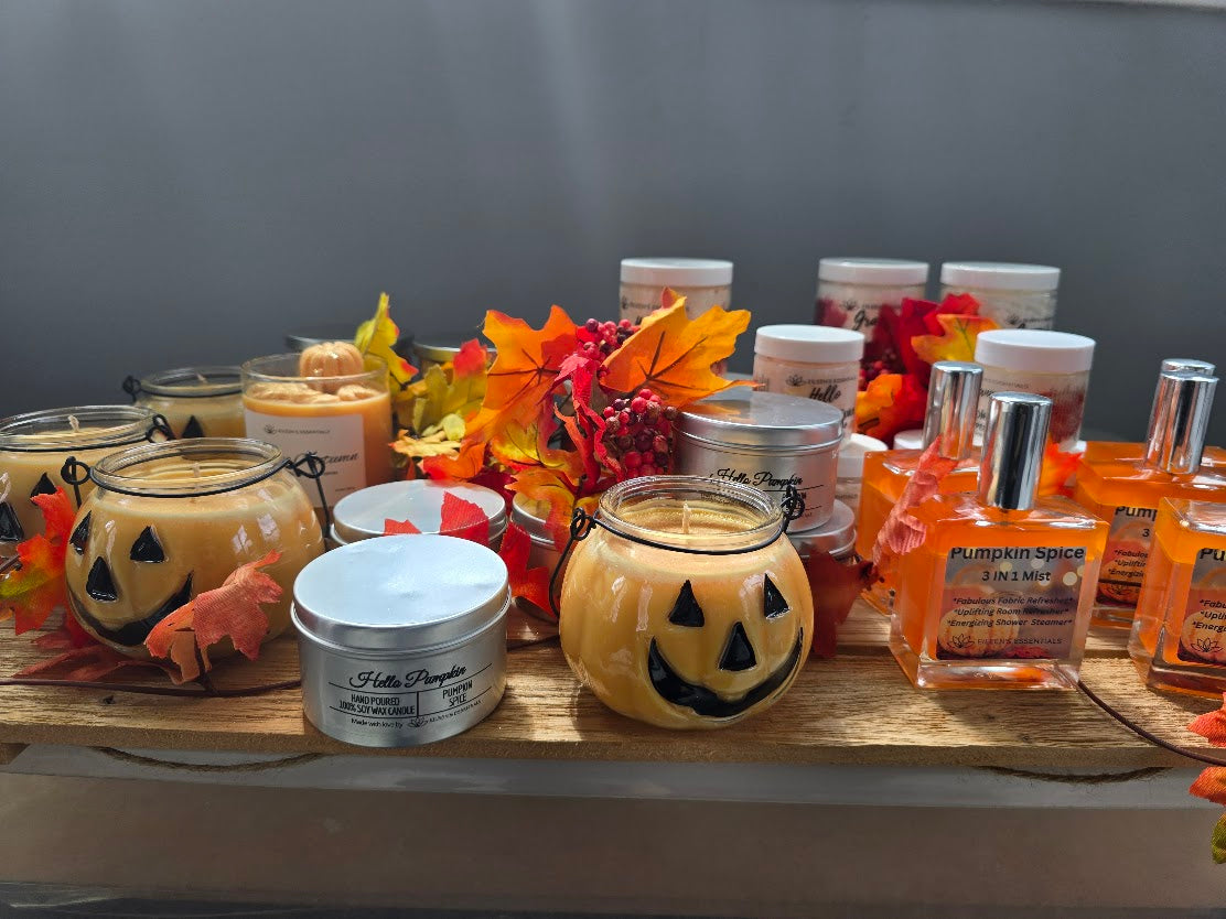 Pumpkin Head Travel Candle - Limited Edition