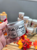 "Hello Pumpkin" Travel Tin Candle - Limited Edition