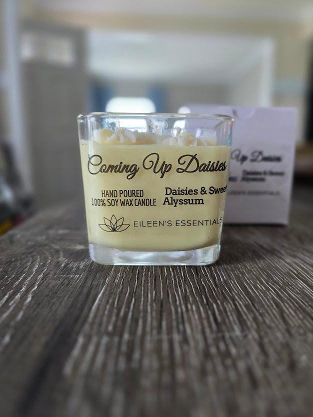 FLOWER CANDLES; Coming Up Daisies (Multiple Colors)