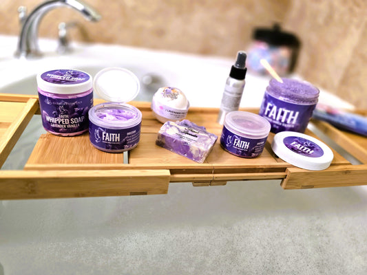 The Ultimate Spa Gift Set; "FAITH" (Lavender & Vanilla)