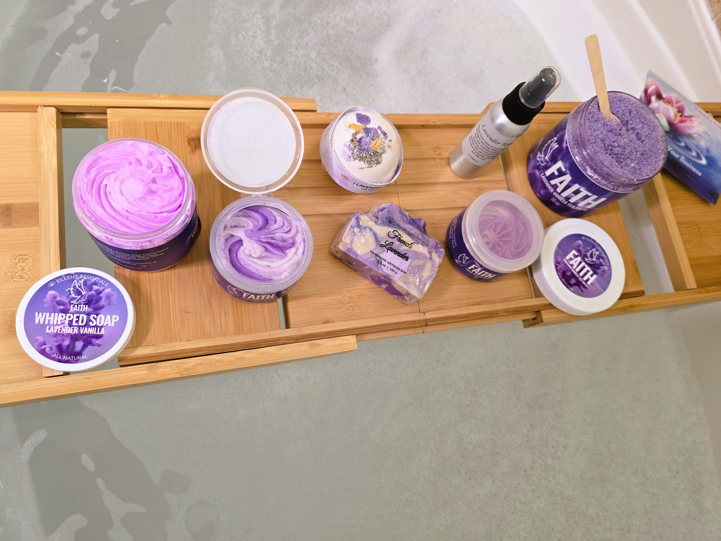 The Ultimate Spa Gift Set; "FAITH" (Lavender & Vanilla)