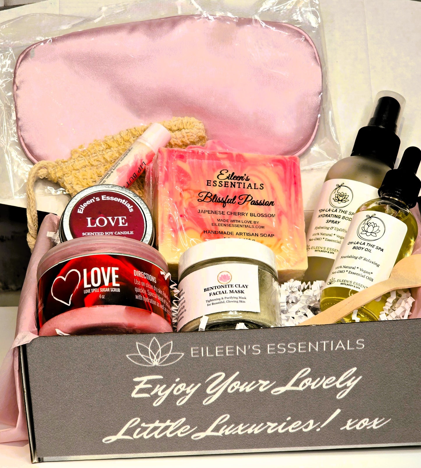 "I Love You" Spa Day Gift Set