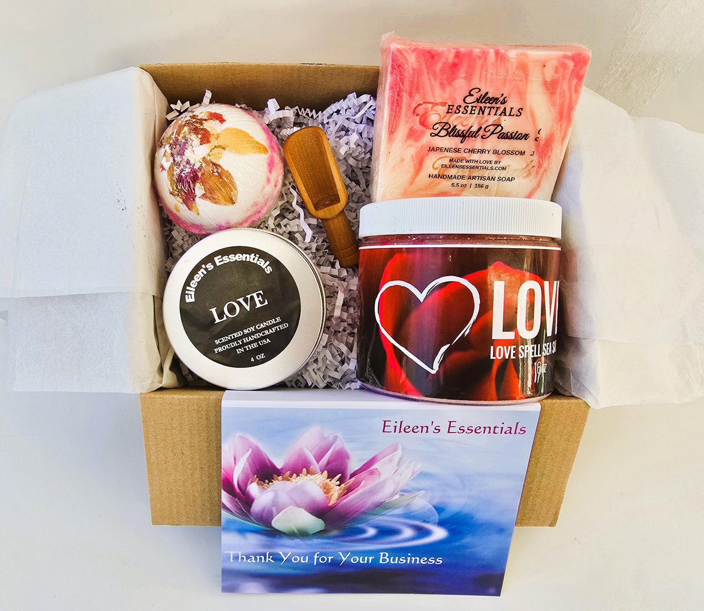 Spa Gift Set; LOVE (Love Spell)