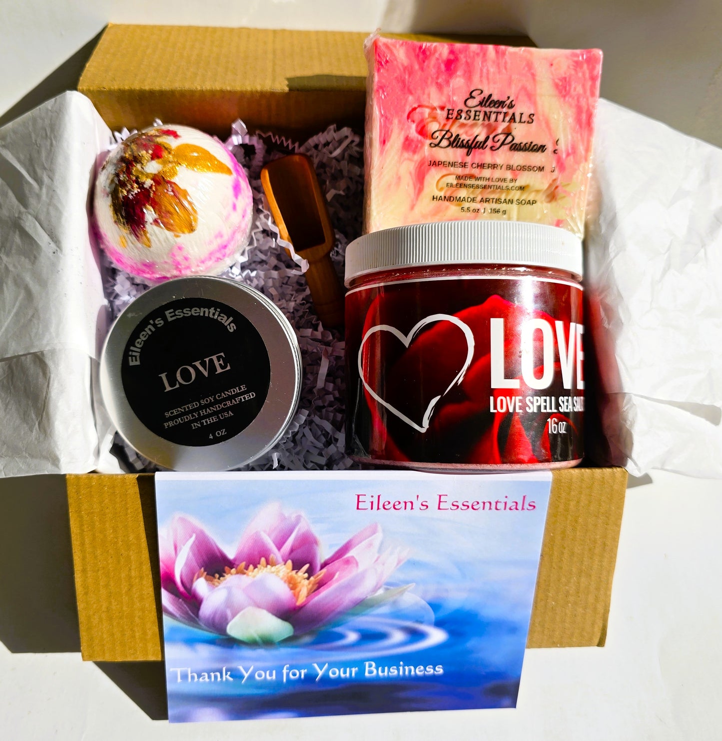Spa Gift Set; LOVE (Love Spell)