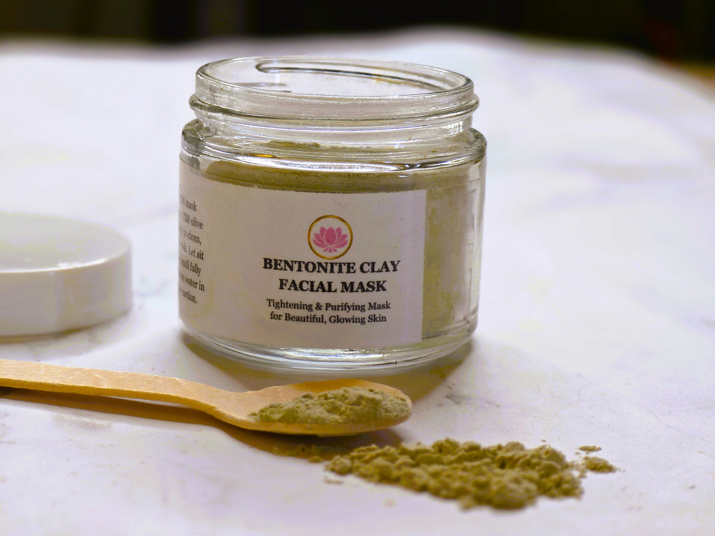 Luxurious Organic Bentonite & Kaolin Clay Facial Mask (Treat Excess Oily Skin)