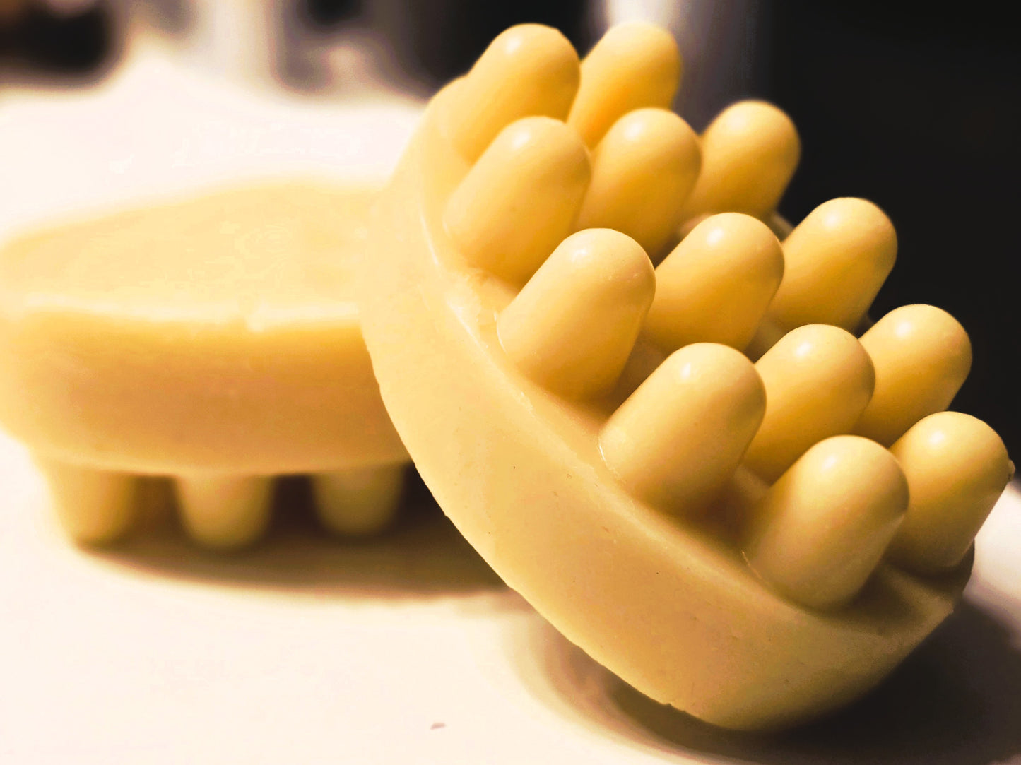 The Bee's Knees Shea Lotion Solid Massage Bar; Oatmeal, Milk & Honey