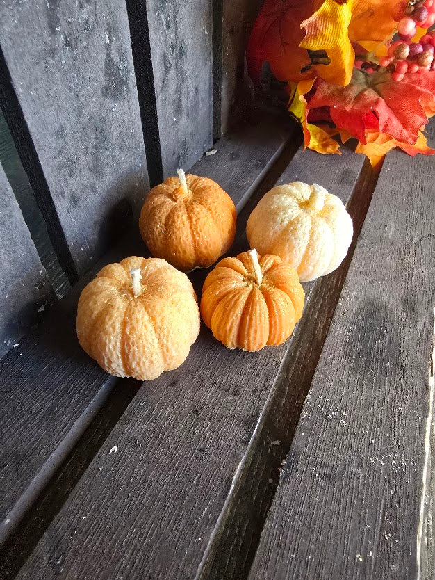 Mini Pumpkin Candles
