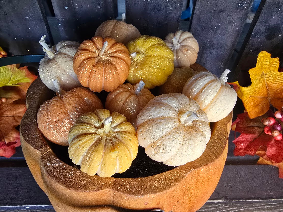 Mini Pumpkin Candles
