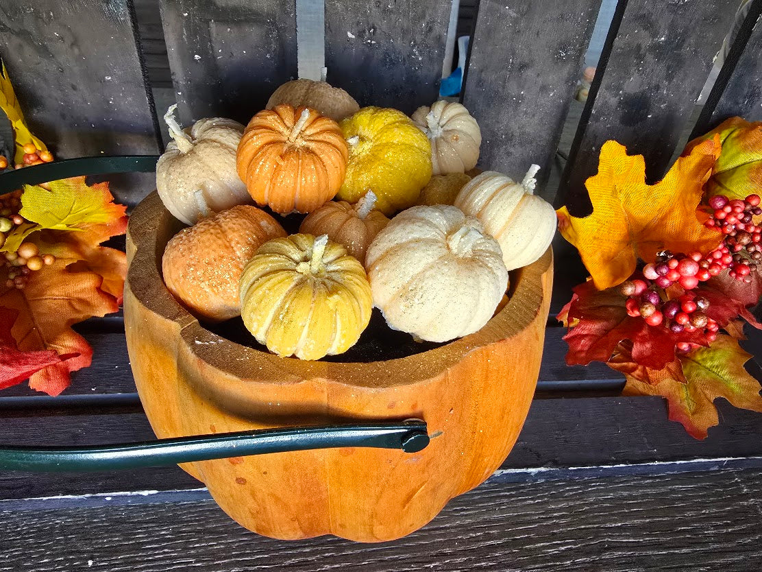 Mini Pumpkin Candles
