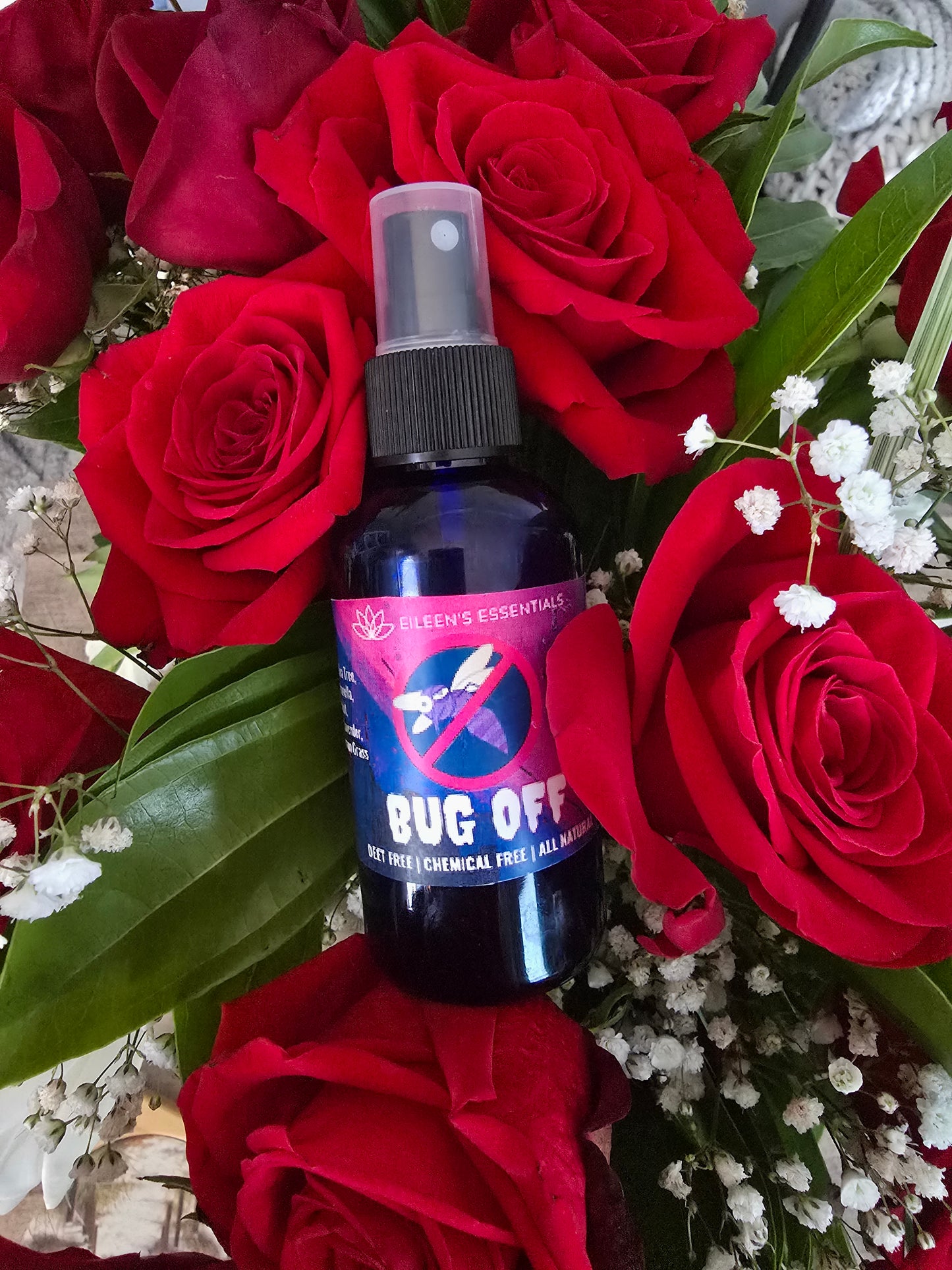Bug and Disinfectant Sprays: Organic "BUG OFF" Spray