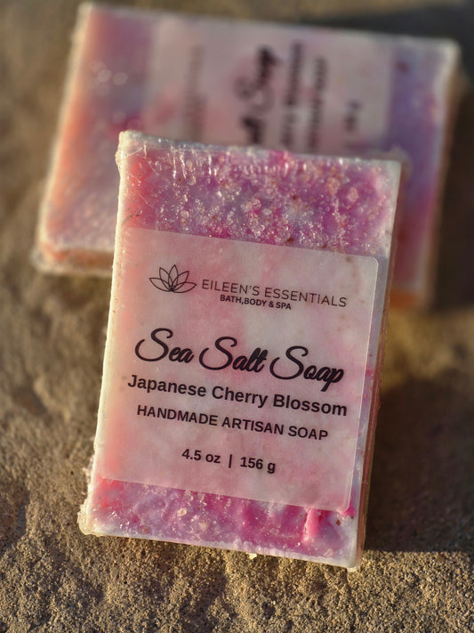 Sea Salt Artisan Soap (Japanese Cherry Blossom)