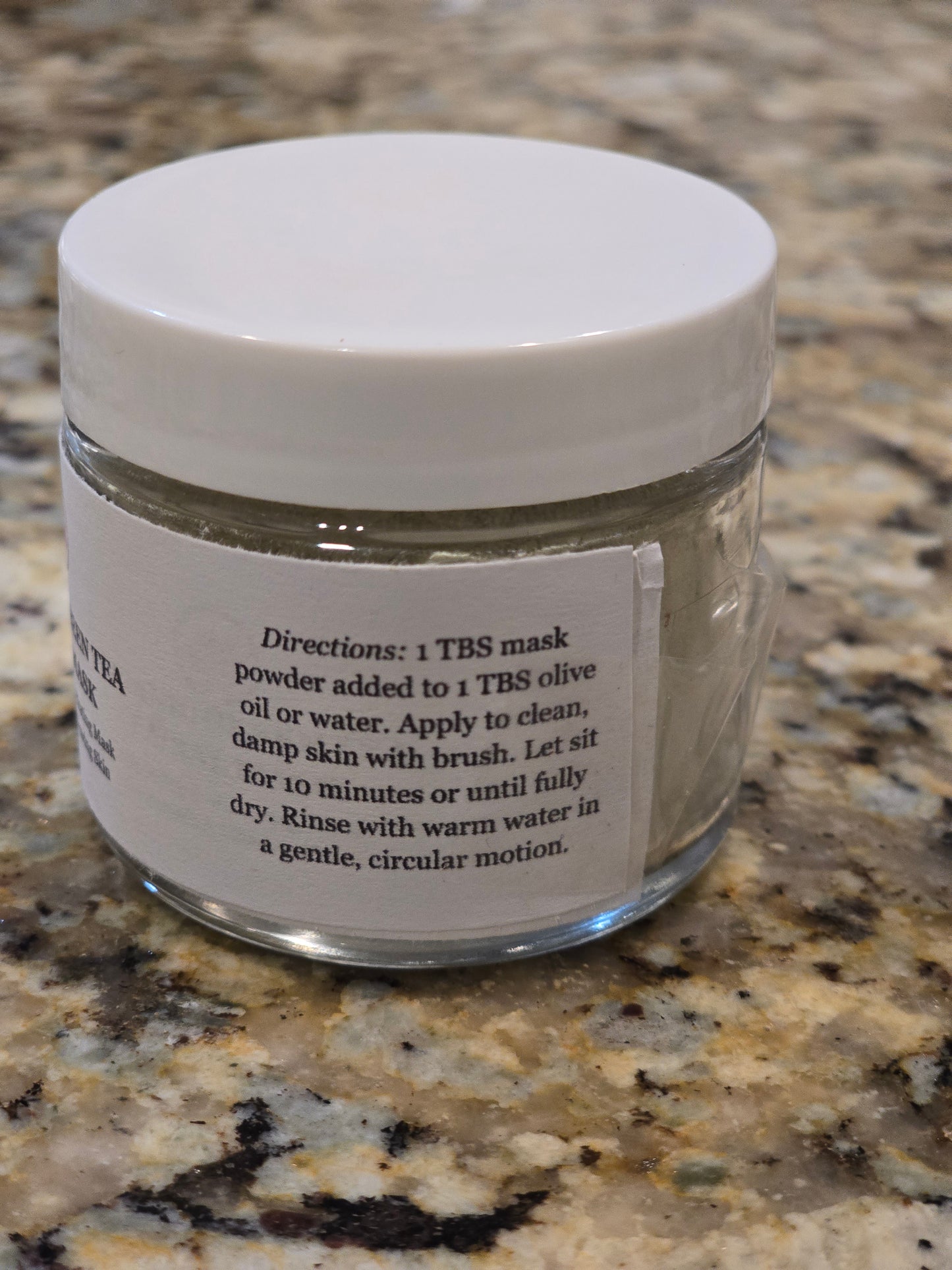 Luxurious Organic Green Tea & Kaolin Clay Facial Mask (Anti-Aging Hydration Mask)