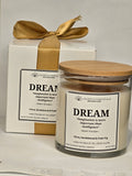 Inspirational Glass Candle; DREAM