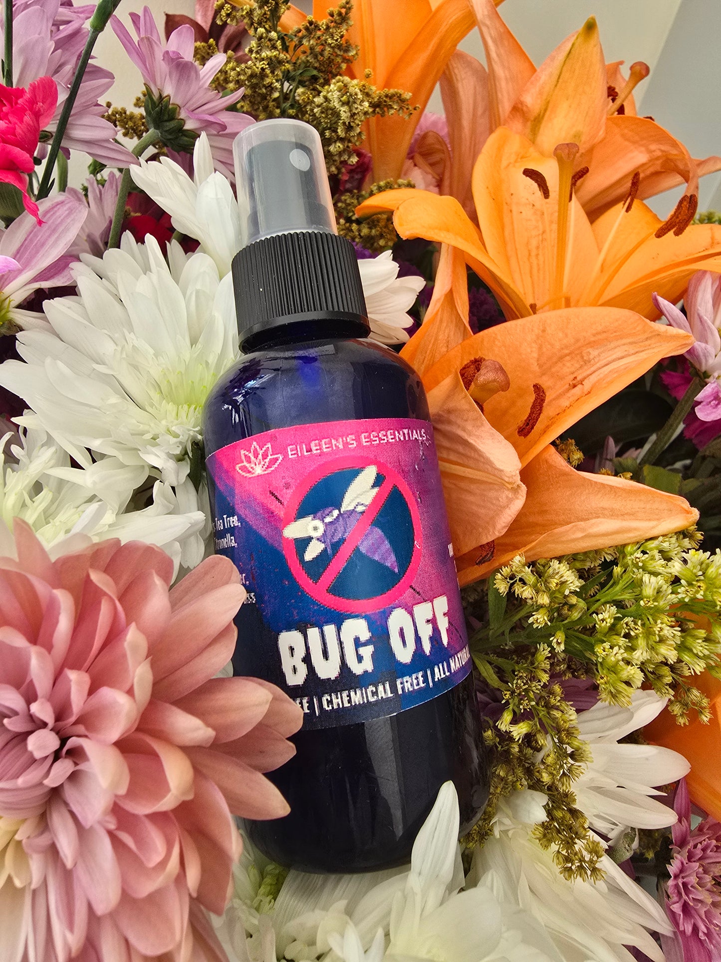 Bug and Disinfectant Sprays: Organic "BUG OFF" Spray