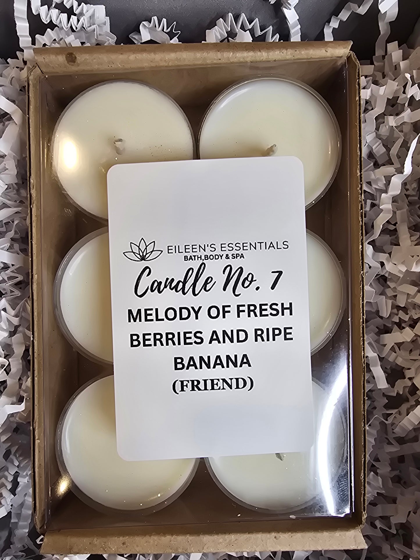Sample Six-Pack Customized Candle Scents Tea Lights