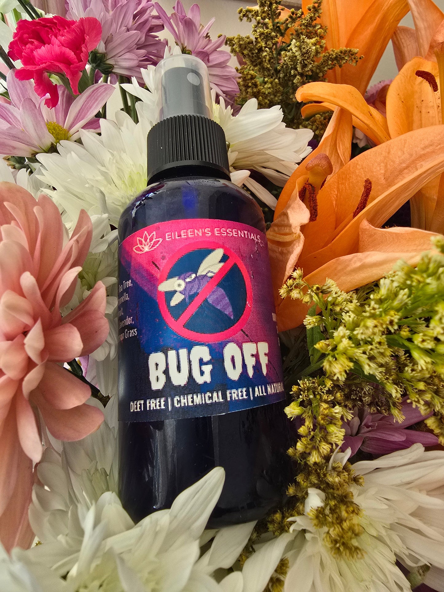 Bug and Disinfectant Sprays: Organic "BUG OFF" Spray
