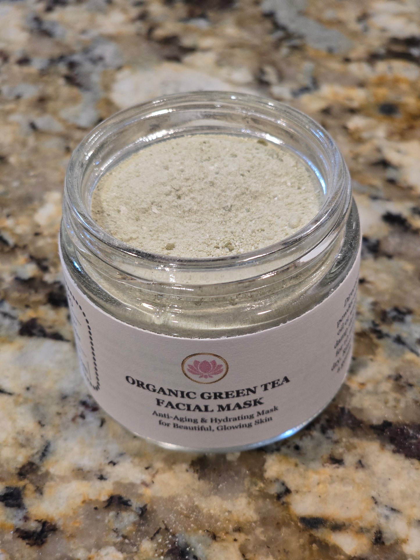 Luxurious Organic Green Tea & Kaolin Clay Facial Mask (Anti-Aging Hydration Mask)