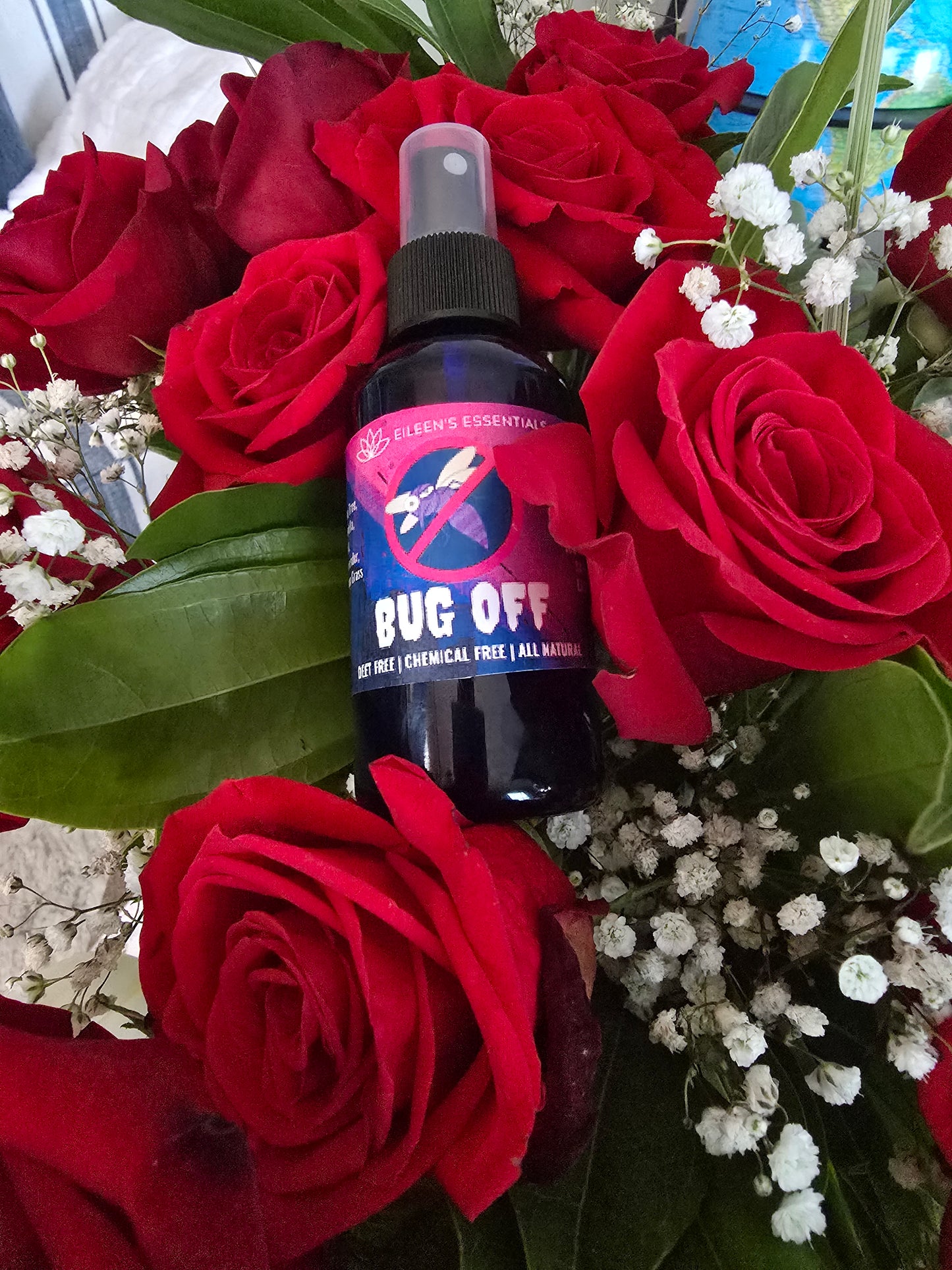Bug and Disinfectant Sprays: Organic "BUG OFF" Spray