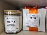 Inspirational Glass Candle; BLISS