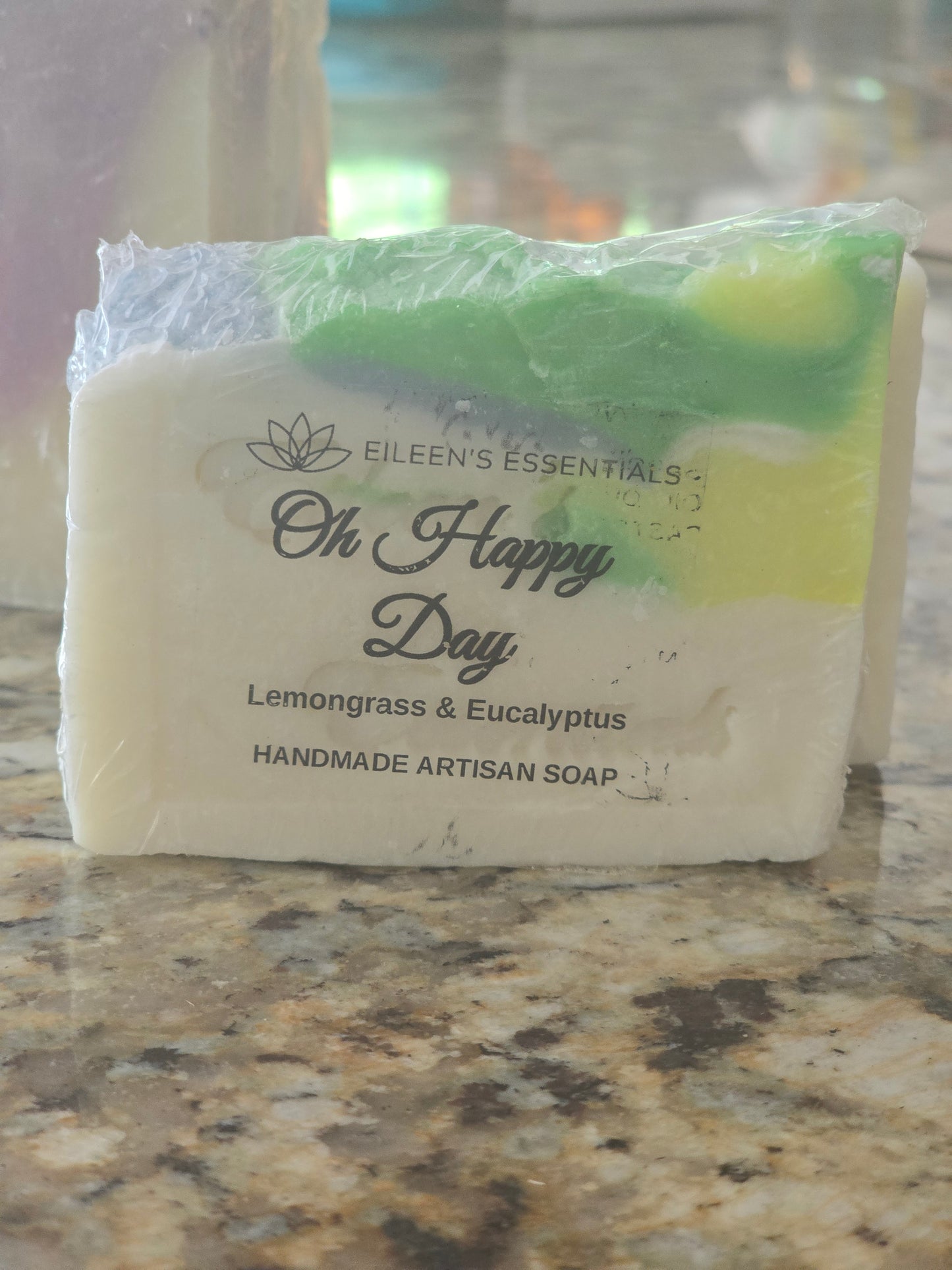BACK IN STOCK; Oh Happy Day (Lemongrass & Eucalyptus) Artisan Soap