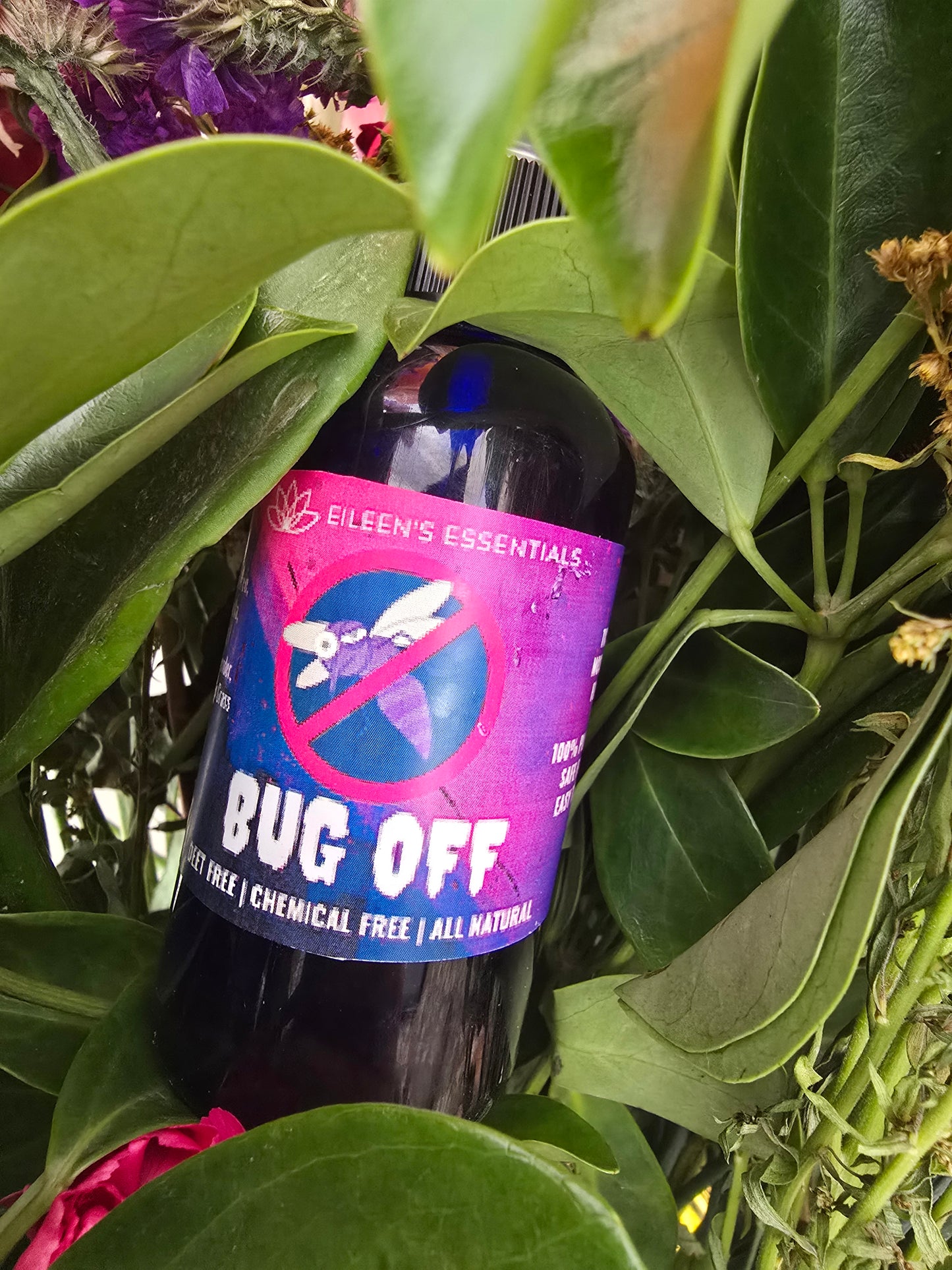 Bug and Disinfectant Sprays: Organic "BUG OFF" Spray