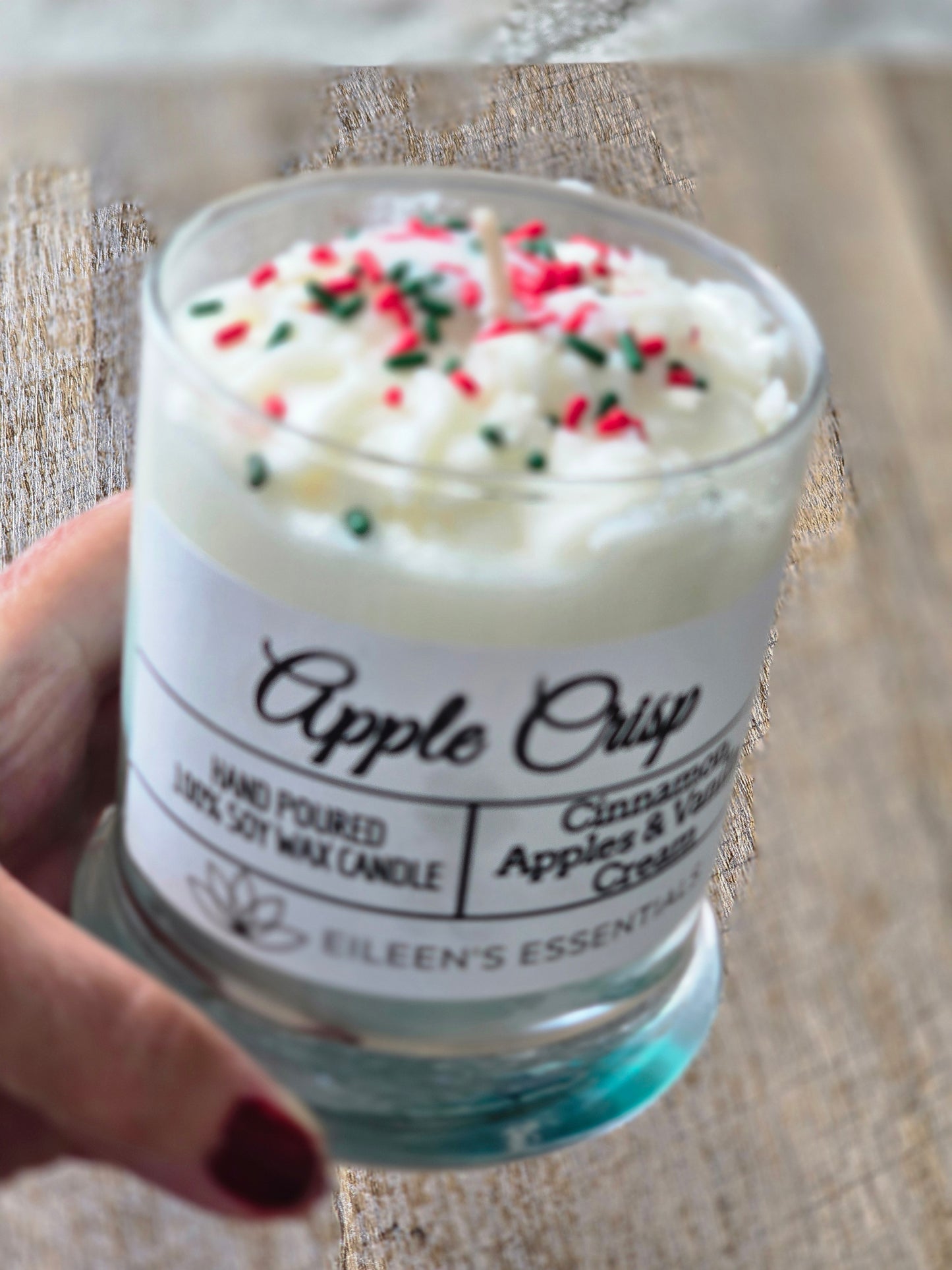 DESSERT CANDLE; Apple Crisp