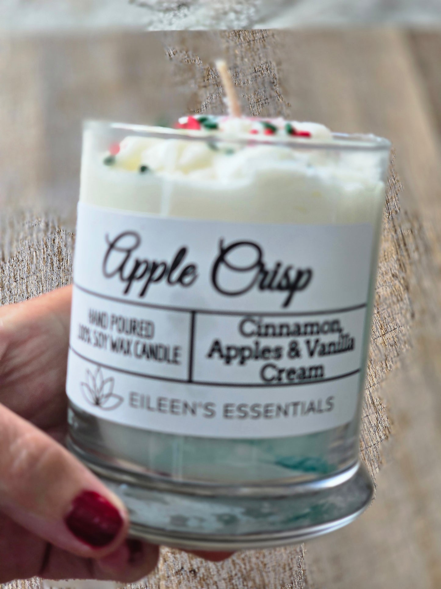 DESSERT CANDLE; Apple Crisp