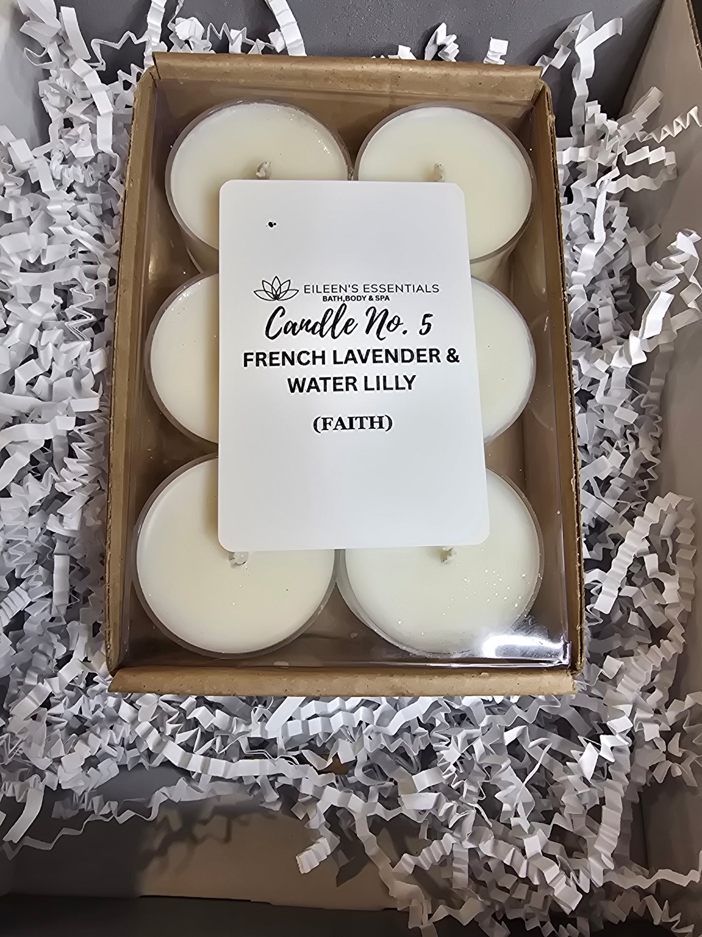 Sample Six-Pack Customized Candle Scents Tea Lights