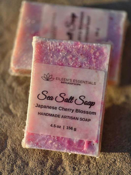 Sea Salt Artisan Soap (Japanese Cherry Blossom)