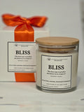 Inspirational Glass Candle; BLISS