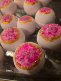 ROSE QUARTZ GEODE Bath Bomb