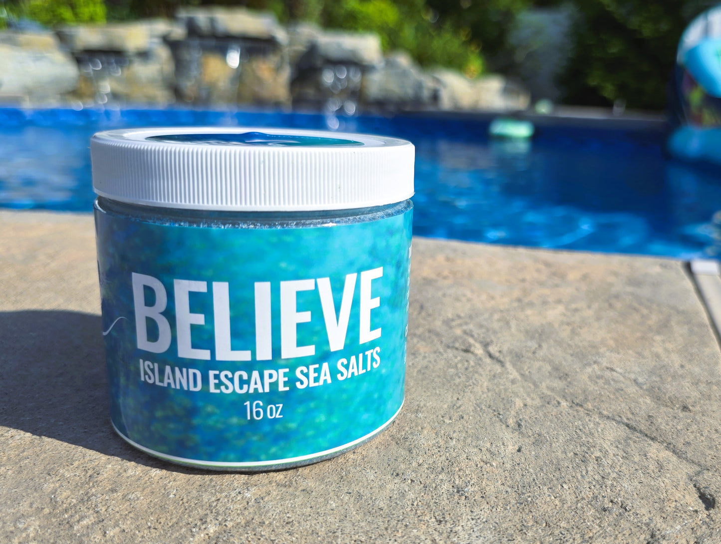 Sea Salts; BELIEVE (Island Escapes); 16 oz