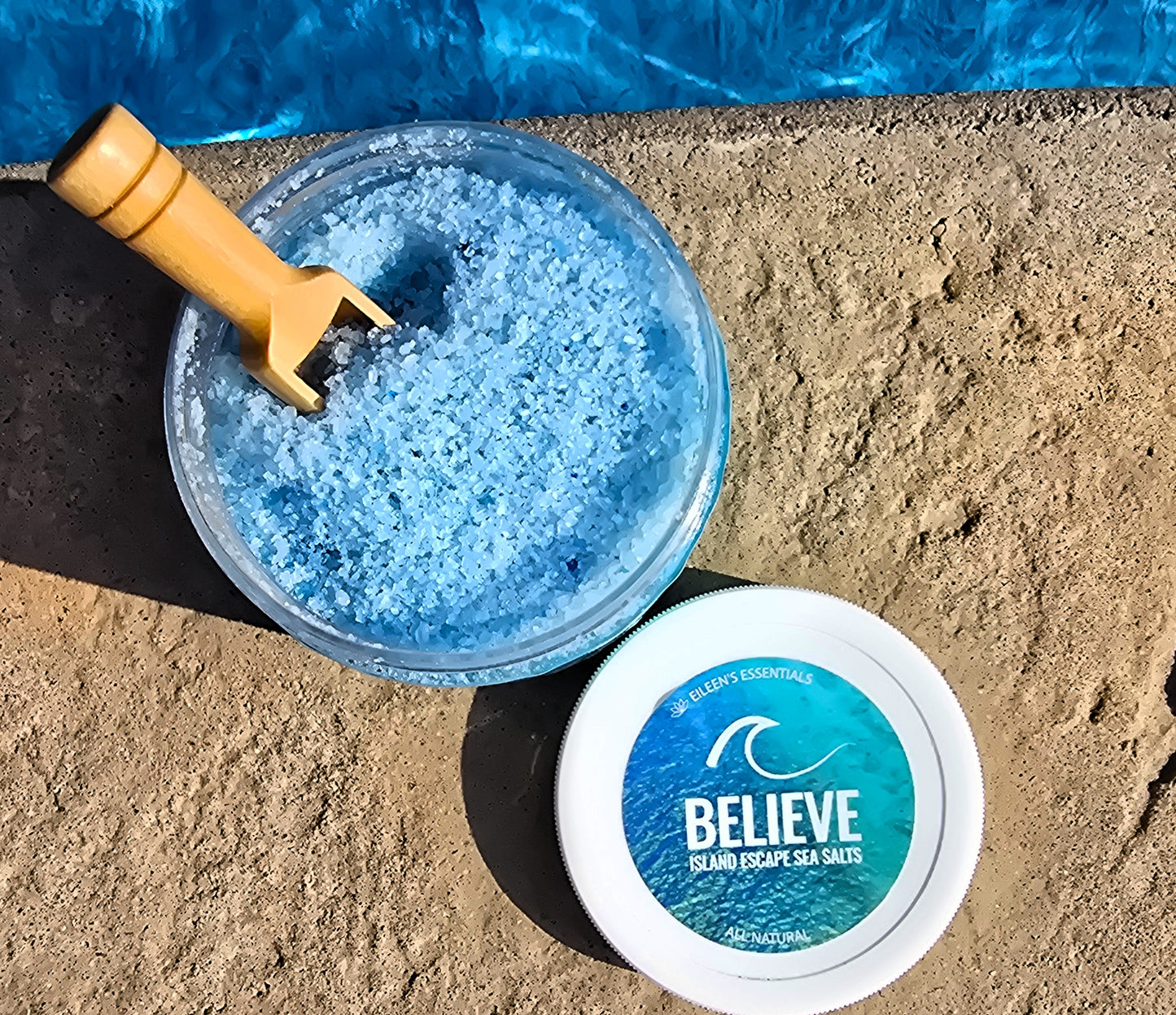 Skincare Collection/Sugar Scrub; "BELIEVE" (Island Escapes)