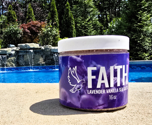Sea Salts; FAITH (Lavender & Vanilla); 16 oz