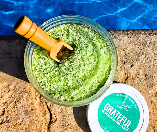 Sea Salts; GRATEFUL (Matcha Green Tea & Mint); 16 oz