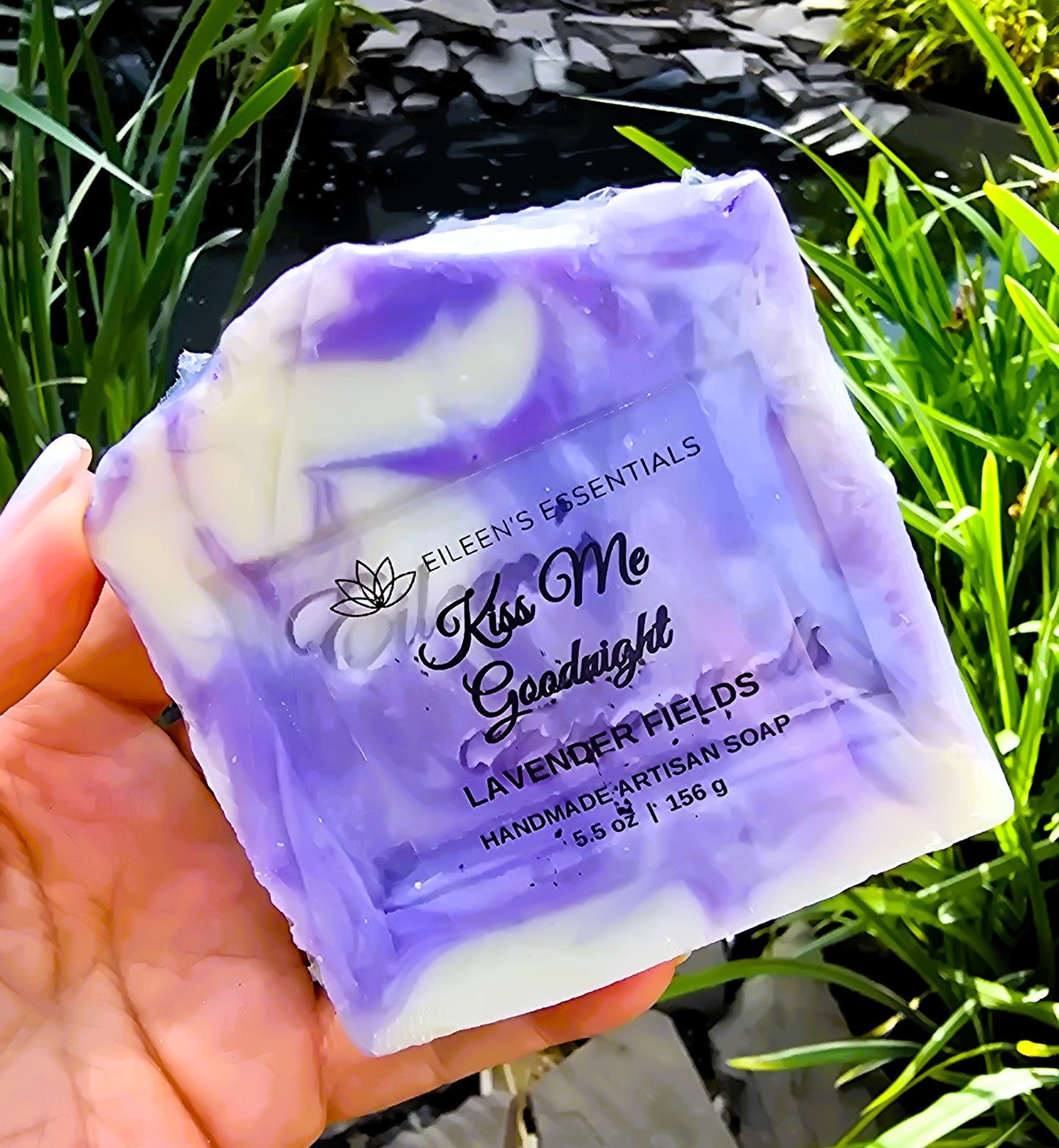 BACK IN STOCK! Kiss Me Goodnight (French Lavender) Artisan Soap