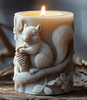 Squirrel in a Tree Candle (Two Options)