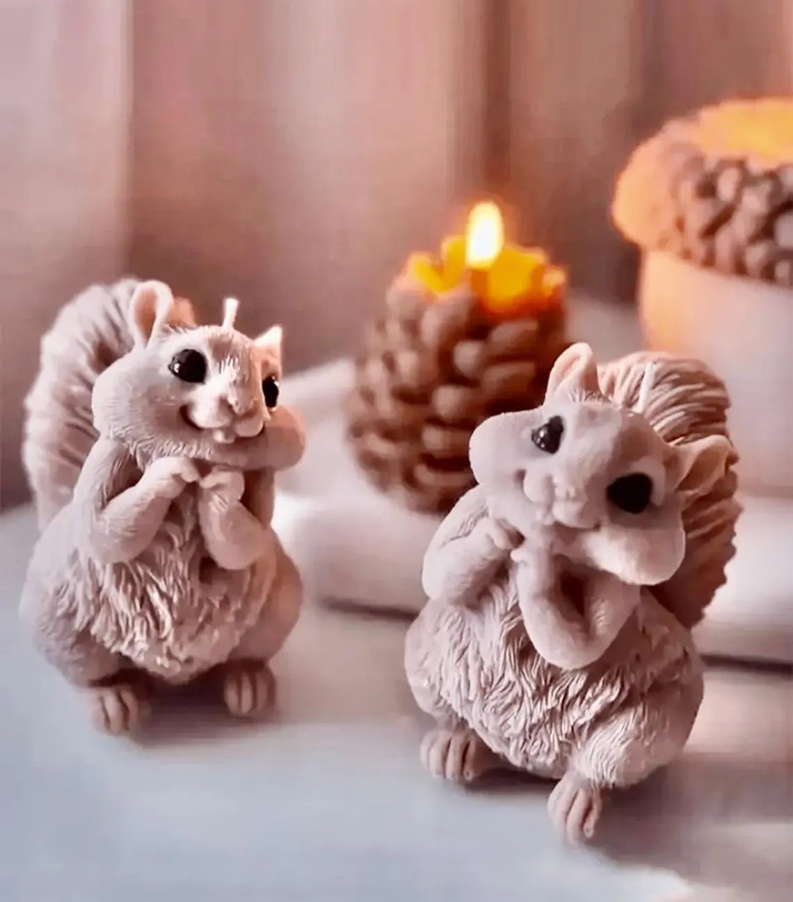 Squirrel Candle
