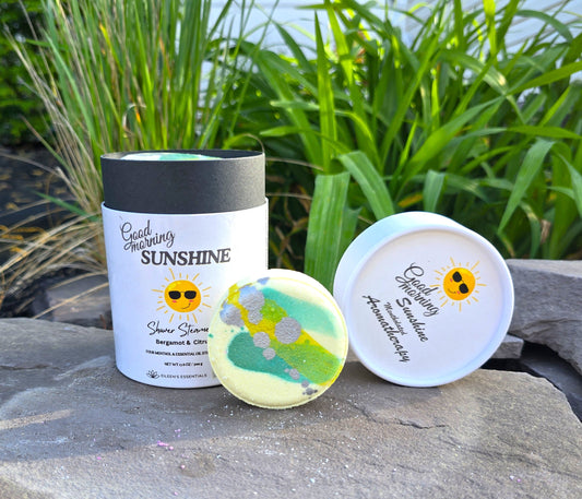 "Good Morning Sunshine" Mentholated Shower Steamers; Bergamot, Citrus & Menthol