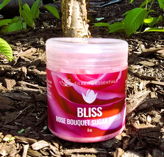 Colorful swirled whipped sugar scrub by eileen's essentials