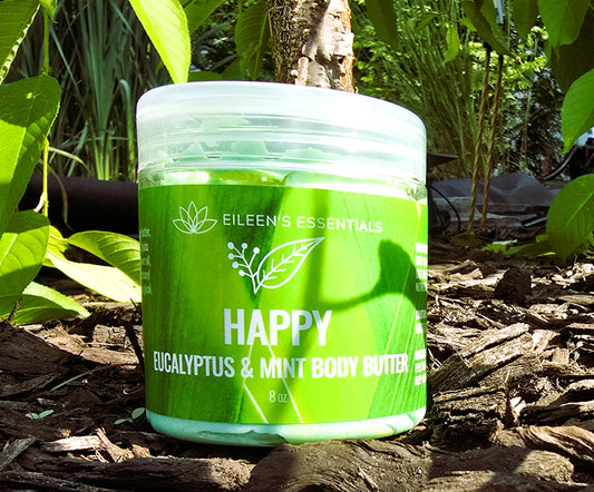 Whipped Sugar scrub; HAPPY (Eucalyptus & Mint)