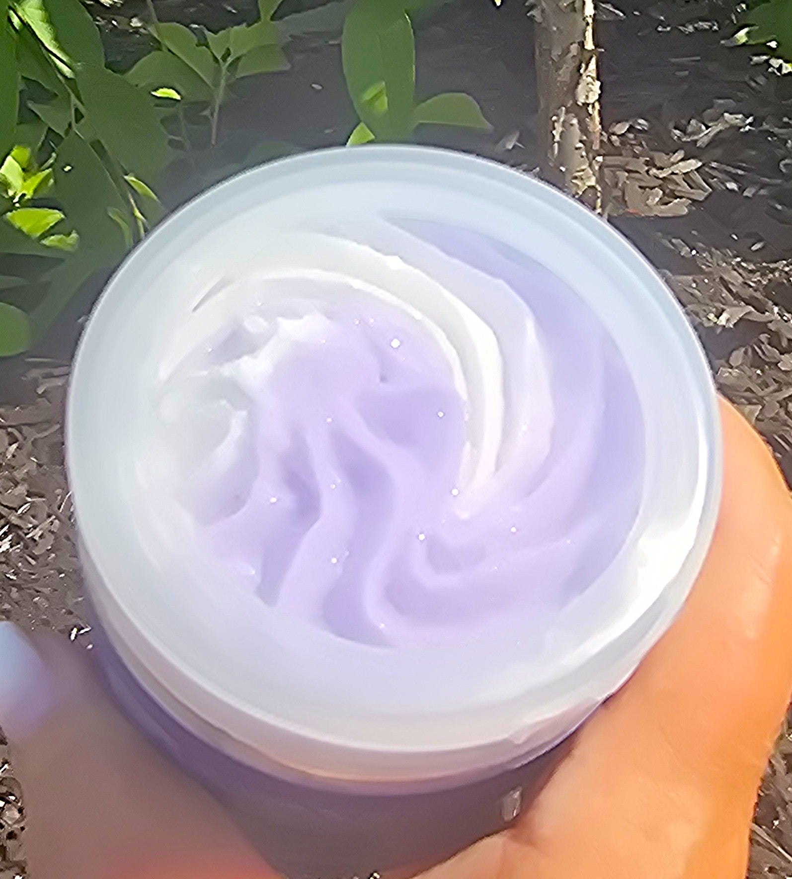 Colorful swirled whipped sugar scrub by eileen's essentials