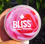 Colorful swirled whipped sugar scrub by eileen's essentials