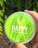 Skincare Collection/Sugar Scrub; "HAPPY" (Eucalyptus & Mint)