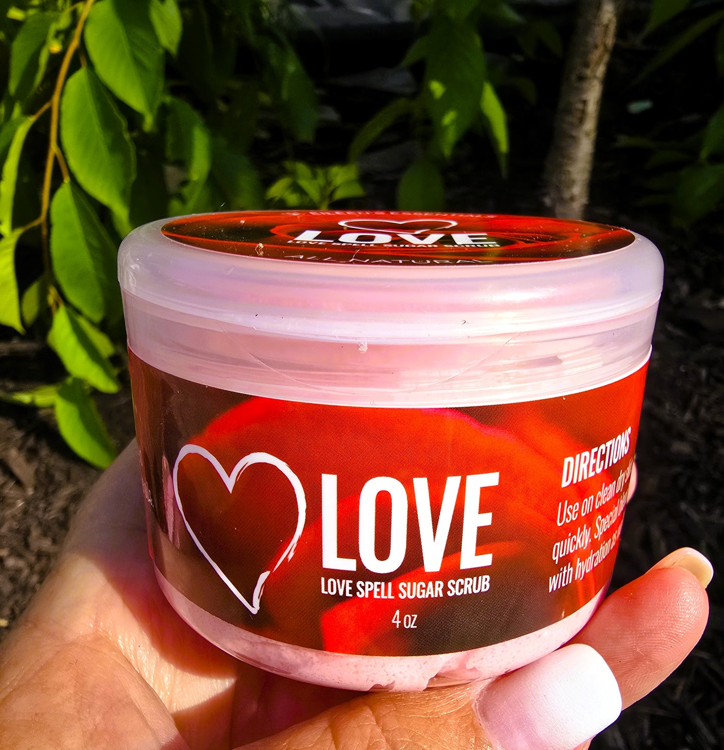 Whipped Sugar Scrub; LOVE (Love Spell)