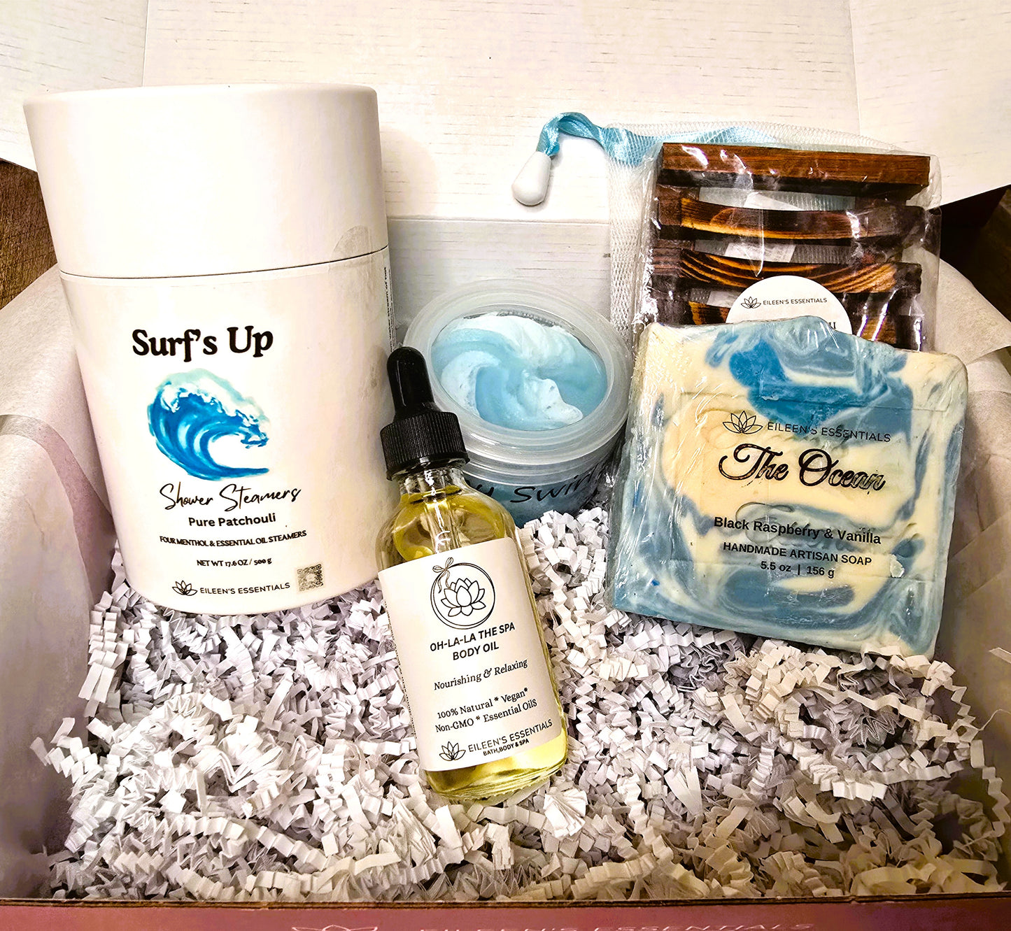 Limited Release; Surf's Up Shower Steamer Gift Set (Pure Patchouli & Menthol)