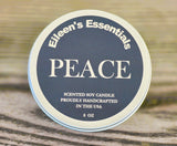 Inspirational Travel (Tin) Candle; PEACE