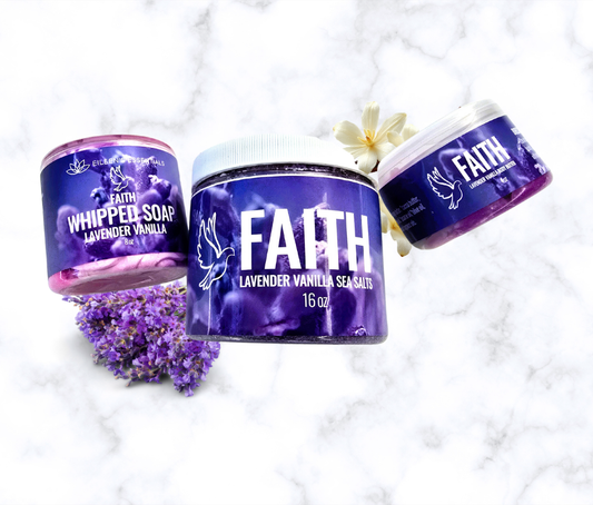 Skincare Collection/Whipped Cream Soap; FAITH (Lavender & Vanilla)