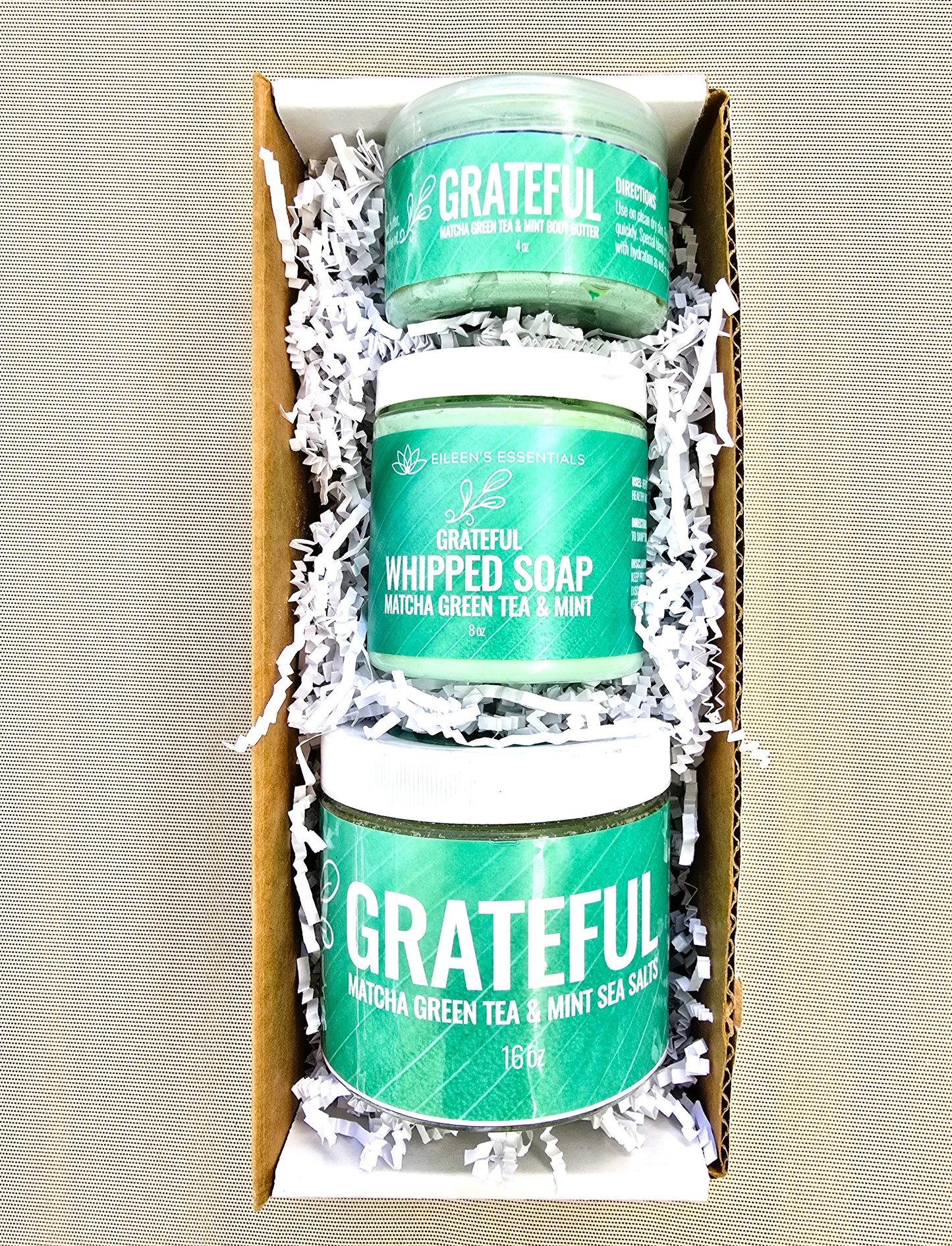 Skincare Collection/Whipped Soap; GRATEFUL (Matcha Green Tea & Mint)